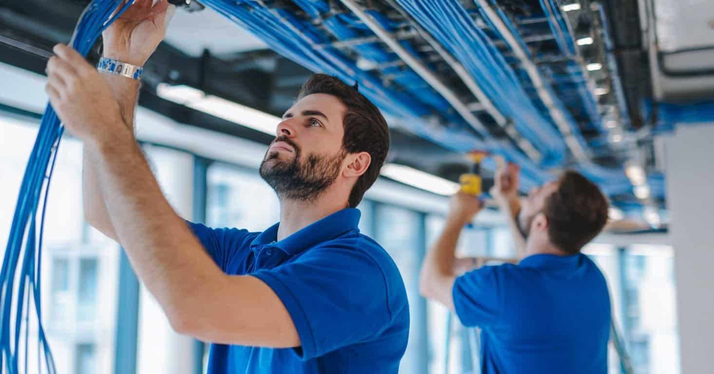 Low voltage cabling work