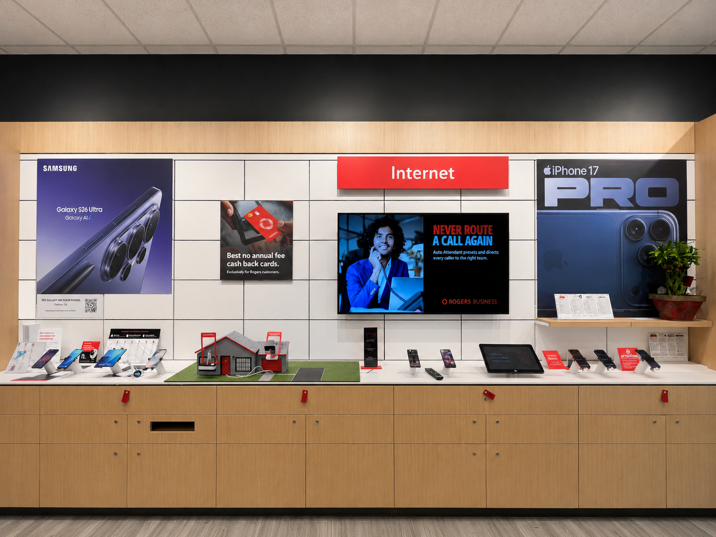 Post installation commercial display screen